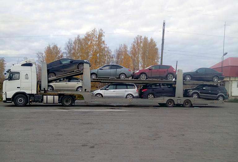 Перевозка автомобиля из Лабытнанги в Москву