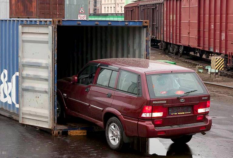 Железнодорожная отправка легковой машины  из Новосибирска в Самару